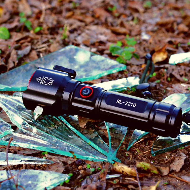 Multi-Functional 1KM Long Range Led Emergency Flashlight