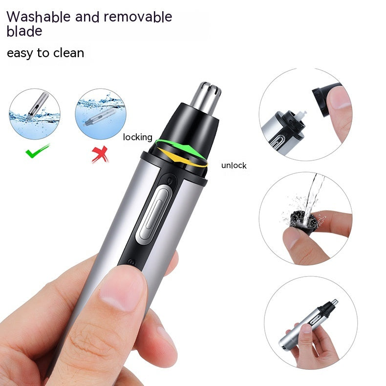 Portable Mini Nose Ear Hair Trimmer