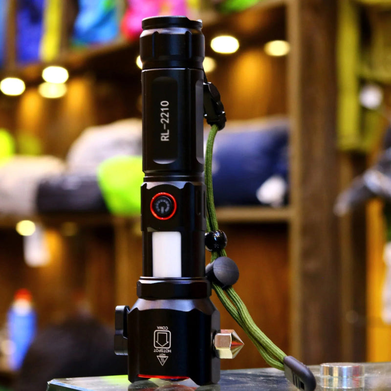 Multi-Functional 1KM Long Range Led Emergency Flashlight