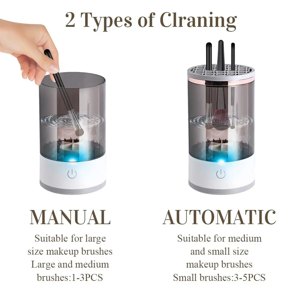 3 in1 Automatic Makeup Brush Cleaner