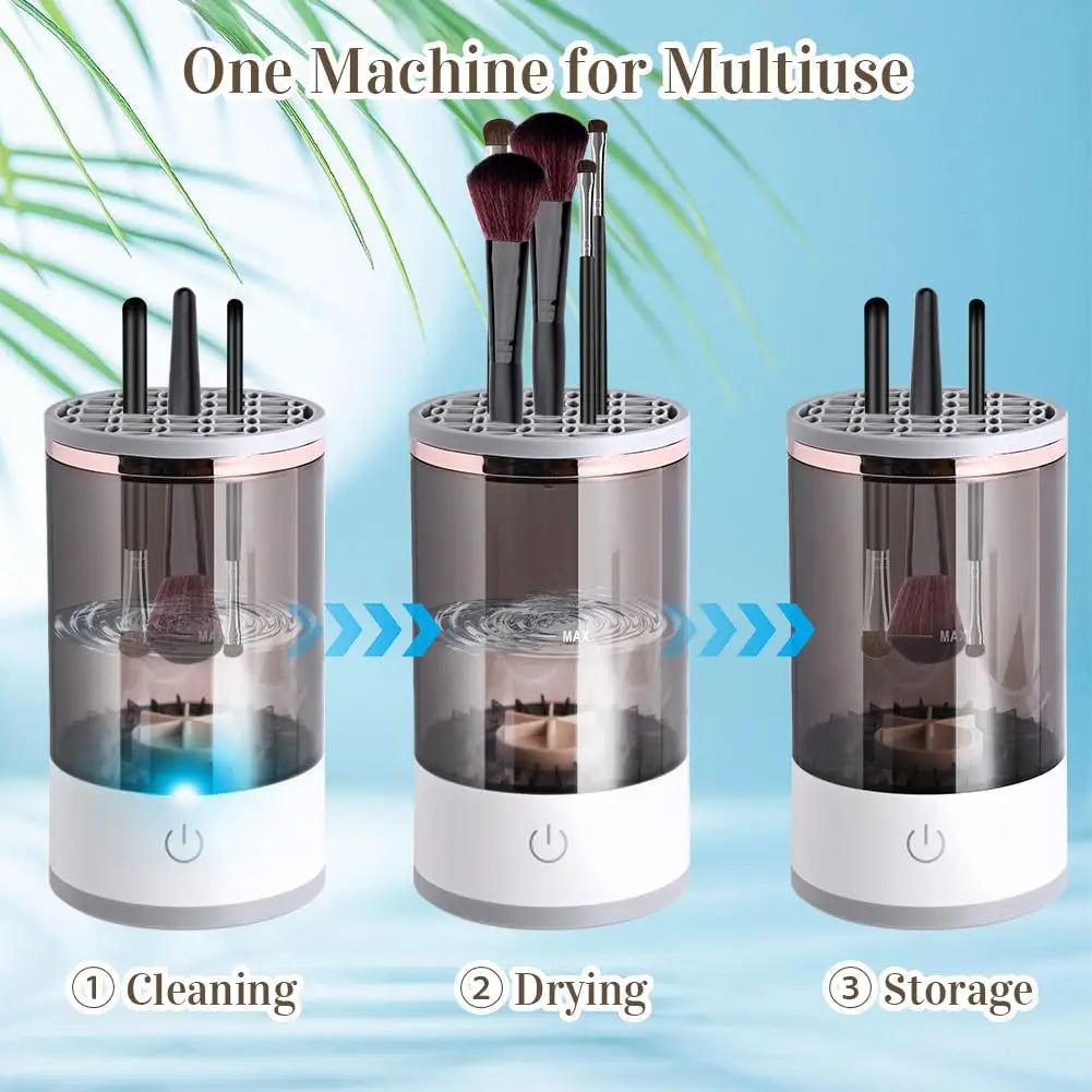 3 in1 Automatic Makeup Brush Cleaner