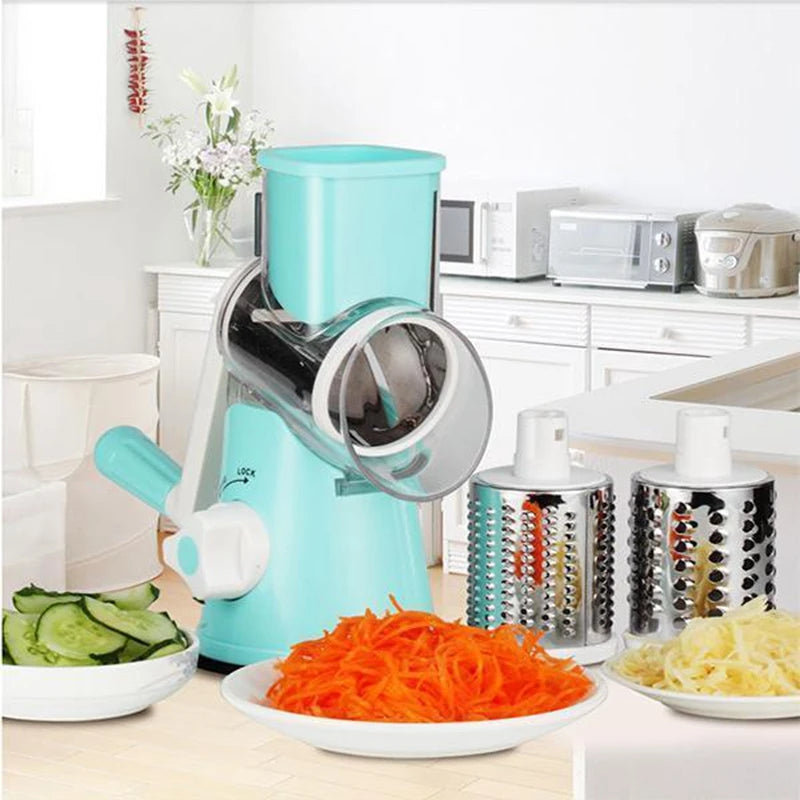 3 in 1 Vegetable Cutter Slicer Round, Grater Slicer