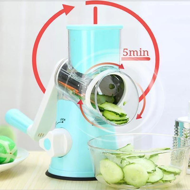 3 in 1 Vegetable Cutter Slicer Round, Grater Slicer