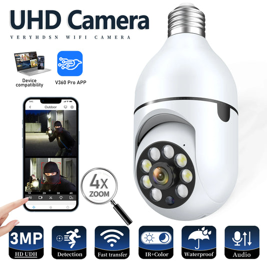 360 Wifi Bulb Camera