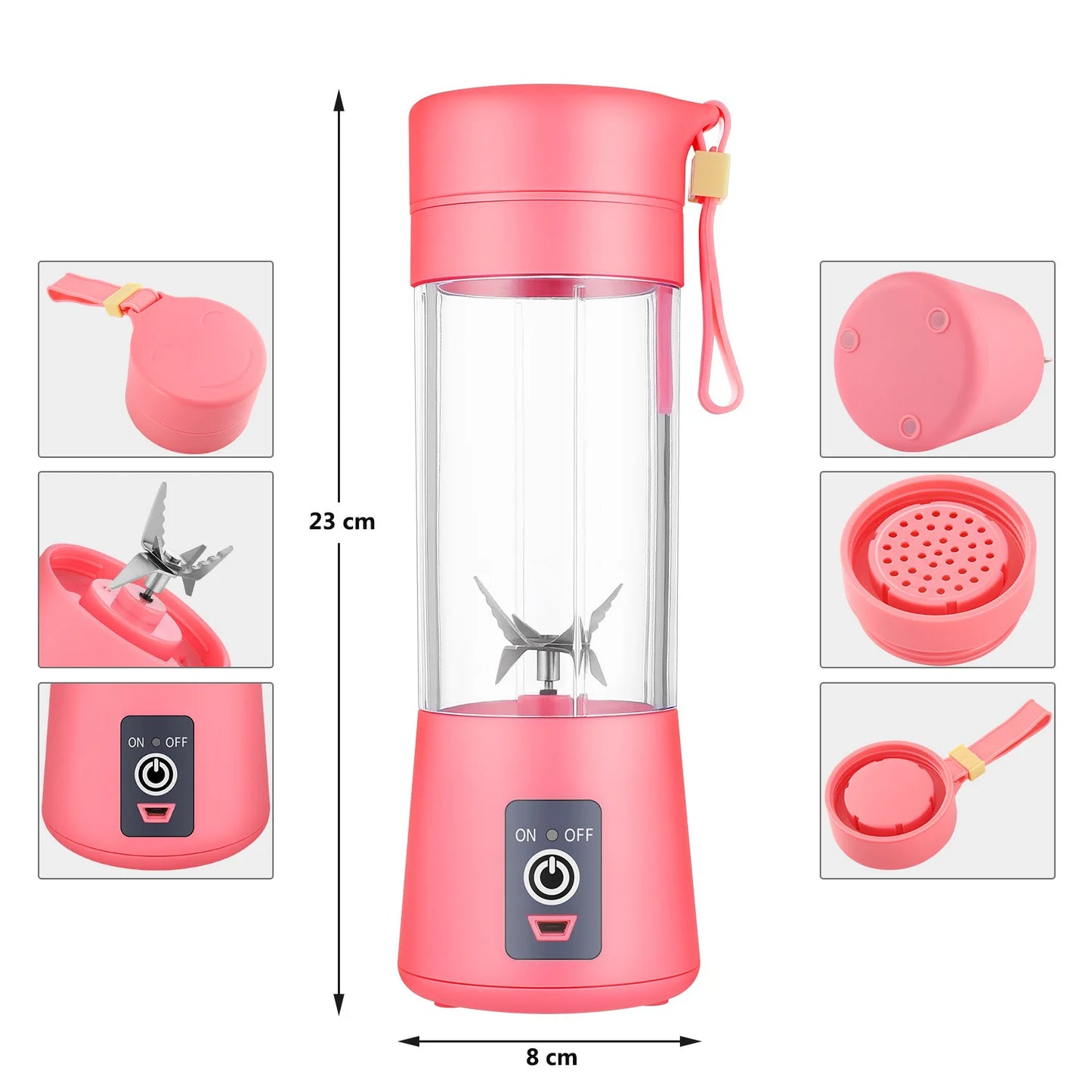 Portable Juice Blender Fresh Juice 380ml USB