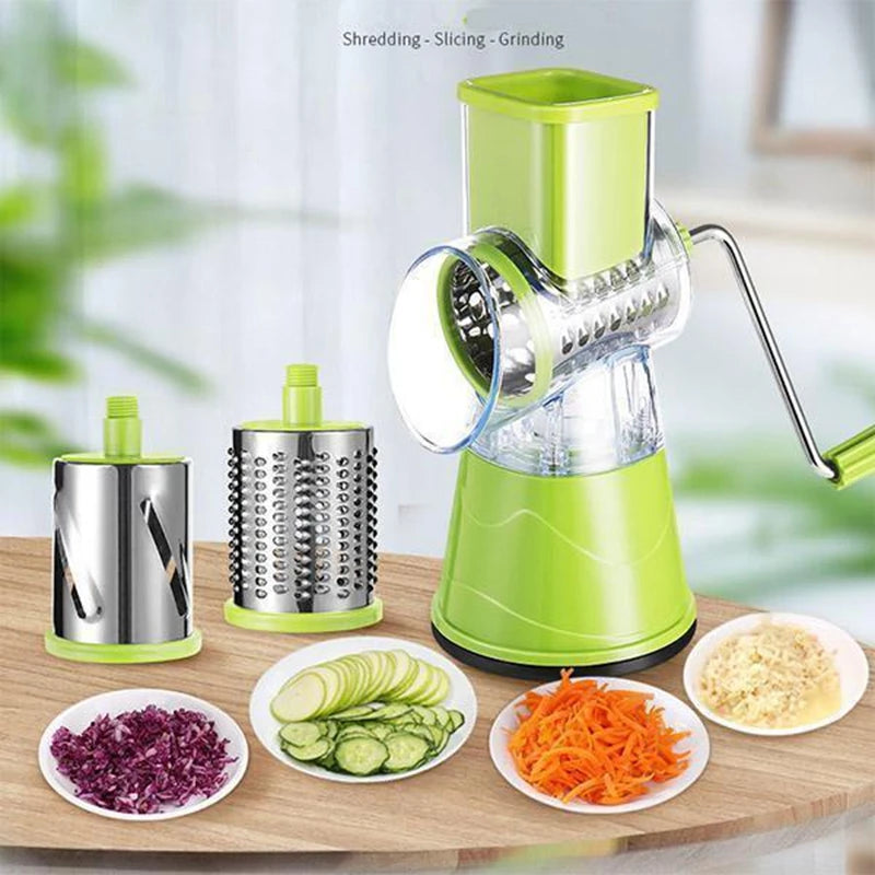 3 in 1 Vegetable Cutter Slicer Round, Grater Slicer