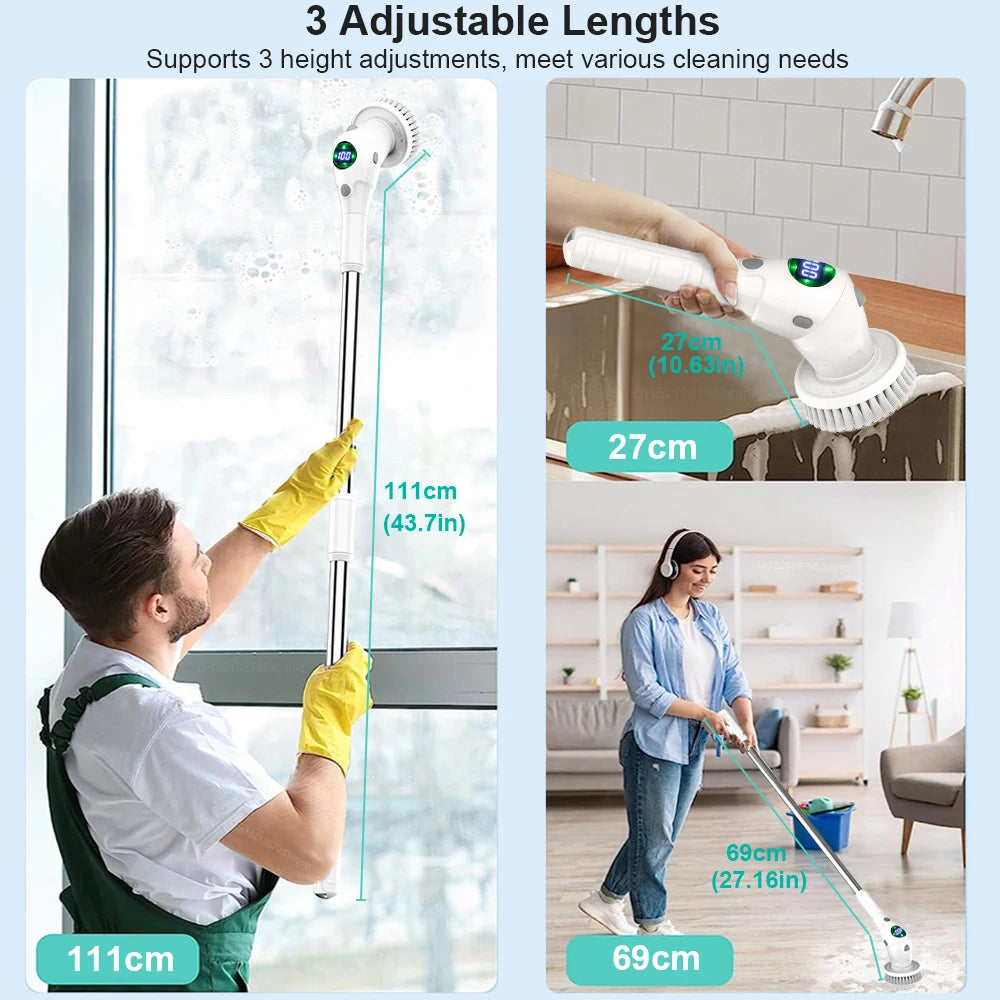 Electric Cleaning Brush 8 in 1 Multifunctional