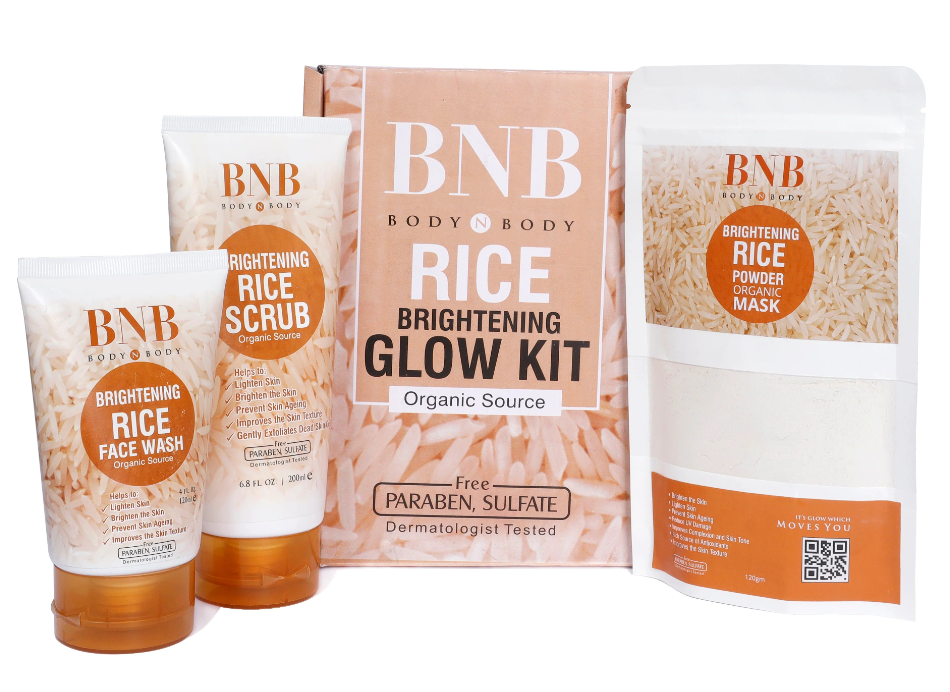 BNB Rice Extract Bright & Glow Kit