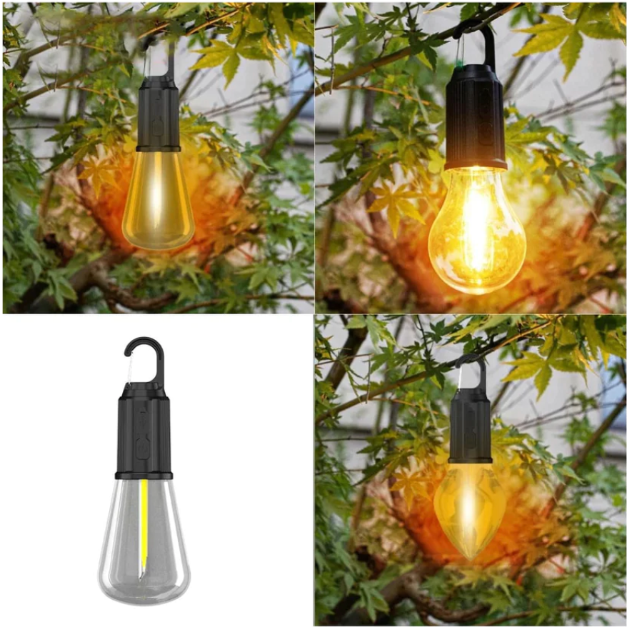 Rechargeable LED Camping Lamp with Hook