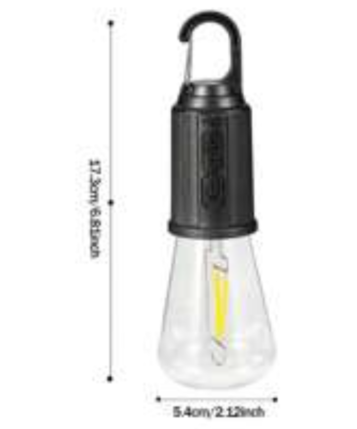 Rechargeable LED Camping Lamp with Hook