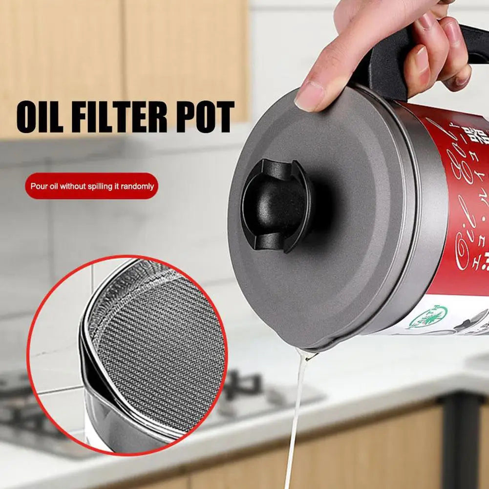 Stainless Steel Oil Filter & Strainer Pot