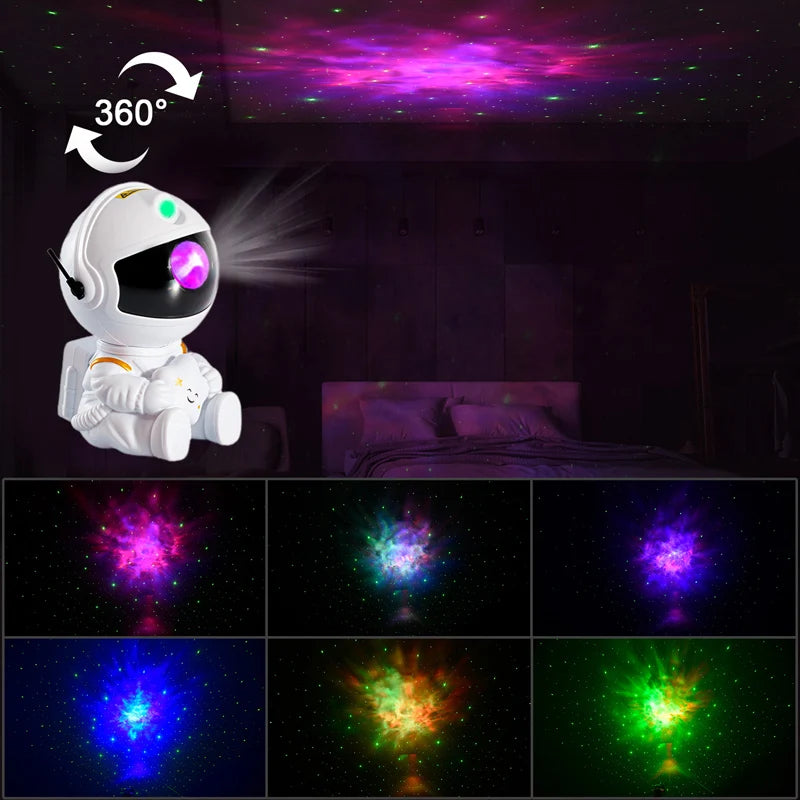 Astronaut Galaxy Starry Sky Projector Night Light